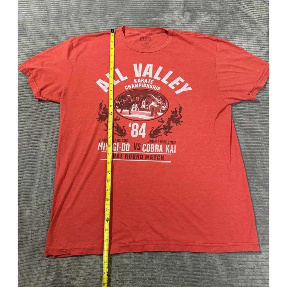 red American Classics Karate Kid All Valley Karate Championship unisex tee Mediu - Picture 5 of 6